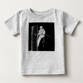 Tree Chirurg Arborist am Werk zur Zeit Chainsaw Baby T-shirt