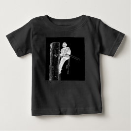 Tree Chirurg Arborist am Werk zur Zeit Chainsaw Baby T-shirt