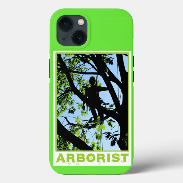 Tree Climber-Silhouette: Arborist Case-Mate iPhone Hülle (Rückseite)