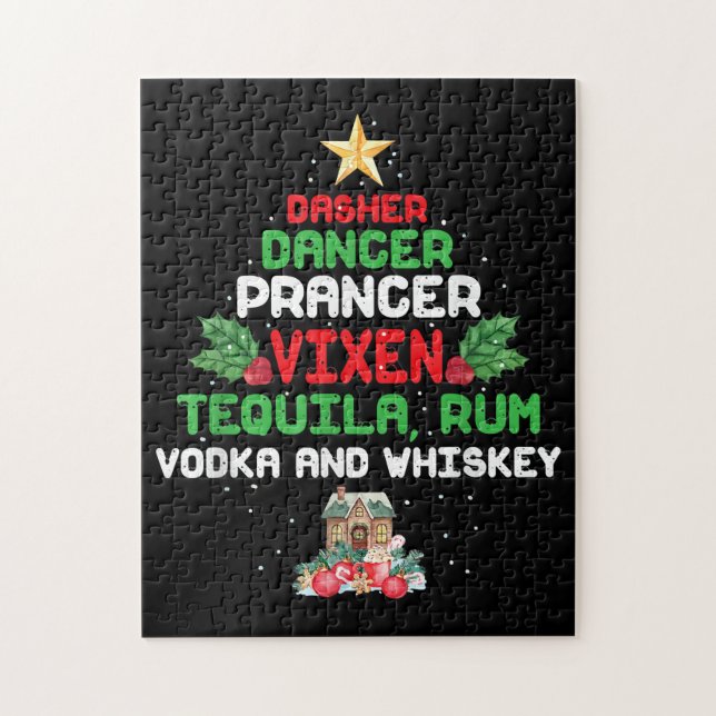 Tree Dasher Dancer Prancien Vixen Tequila Whiskey (Vertikal)