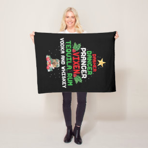 Tree Dasher Dancer Prancien Vixen Tequila Whiskey Fleecedecke