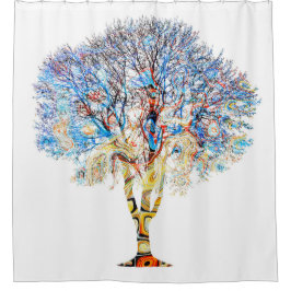 Tree Design Duschvorhang 199