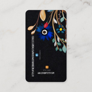TREE FACEBOOK AND ETSY HANDMADE LOGO BUSINESS CARD VISITENKARTE