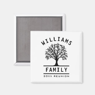 Tree Family Wiedersehen Summer Vacacation Road Tri Magnet