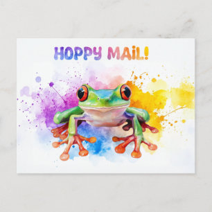 Tree Frog Hoppy Mail ! 2 - Carte postale