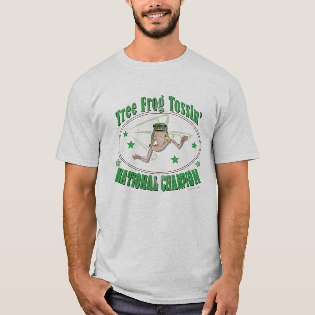 Tree Frog Tossin' National Champion T - Shirt (Vorderseite)