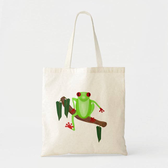 Tree Frog Tote Bag Tragetasche (Vorne)