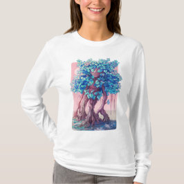 Tree Girl Surreal T-Shirt