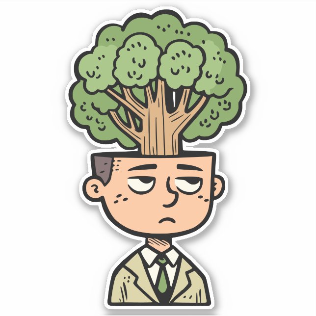 Tree Head Aufkleber (Vorderseite)