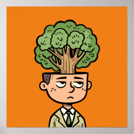 Tree Head Poster