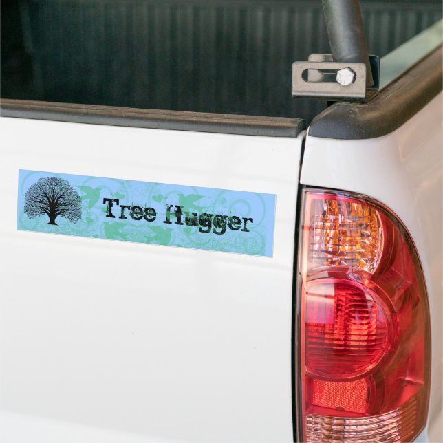 Tree Hugger Autoaufkleber (Auf Lkw)
