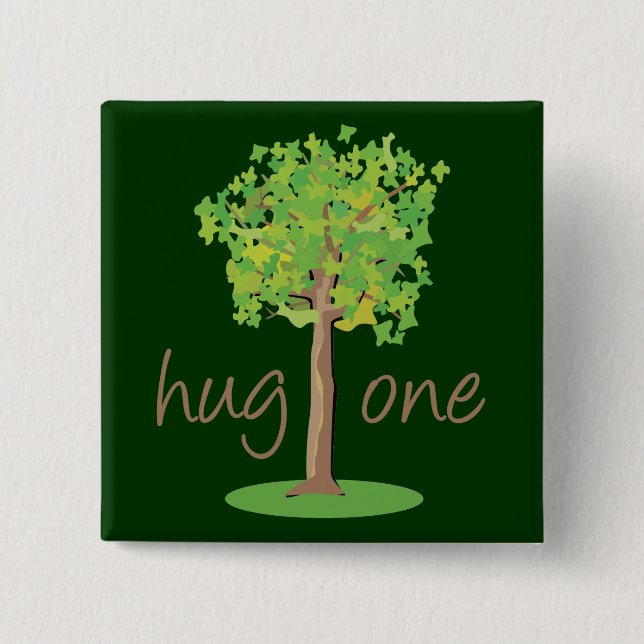 Tree Hugger Button (Vorderseite)