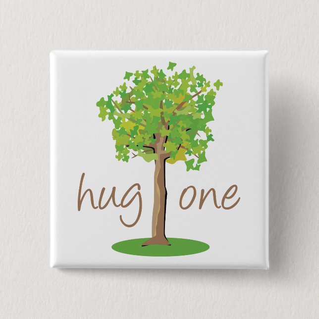Tree Hugger Button (Vorderseite)