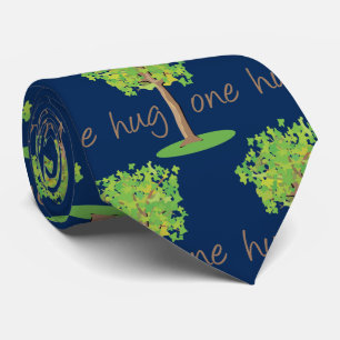 Tree Hugger Environmental Blue Krawatte