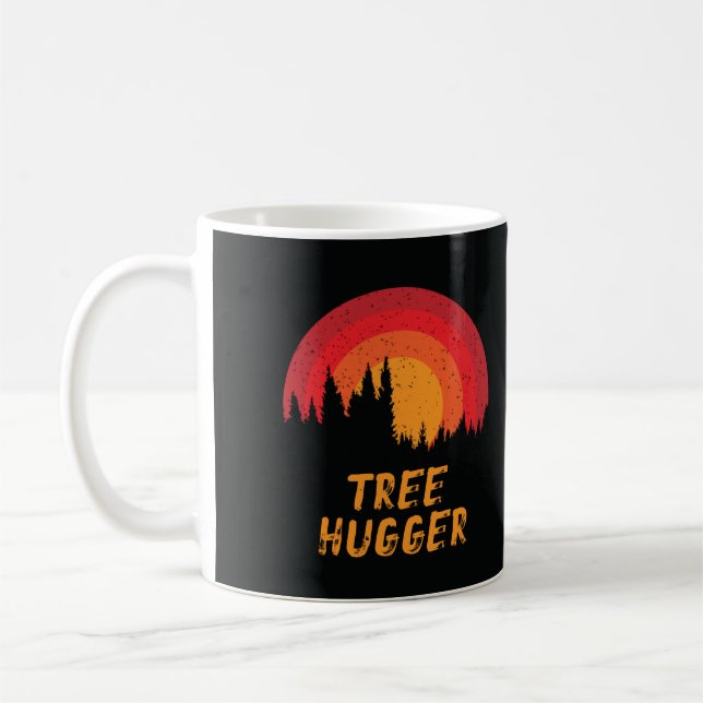 Tree Hugger Environmentalist Nature Lover Kaffeetasse (Links)