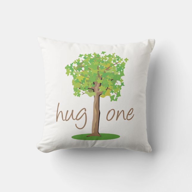 Tree Hugger Kissen (Vorderseite)
