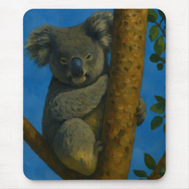 Tree Hugger - Koala in der Kanopie Mousepad (Vorne)
