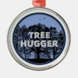 Tree Hugger Ornament Aus Metall
