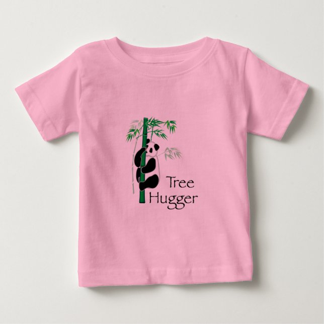 Tree Hugger Panda Baby T-shirt (Vorderseite)