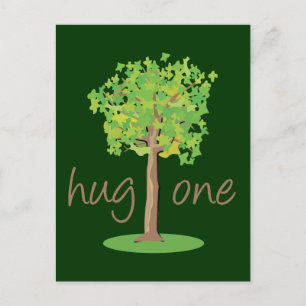 Tree Hugger Postkarte