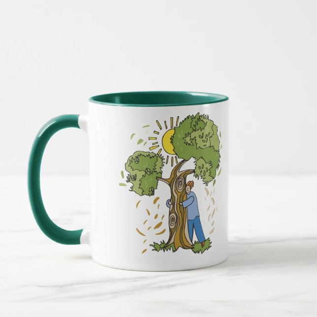 Tree Hugger Tasse (Links)
