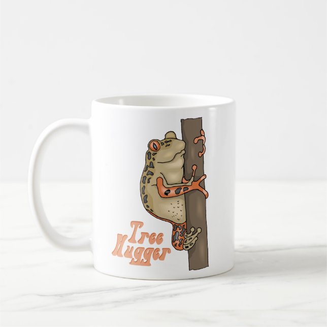 Tree Hugger Tree Frog Kaffeetasse (Links)