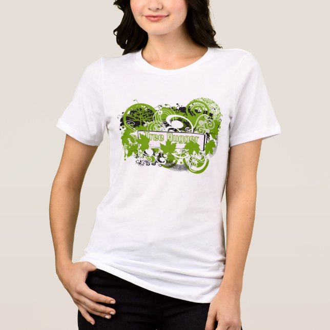 Tree Hugger Tri-Blend Shirt (Vorderseite)