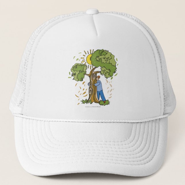 Tree Hugger Truckerkappe (Vorderseite)