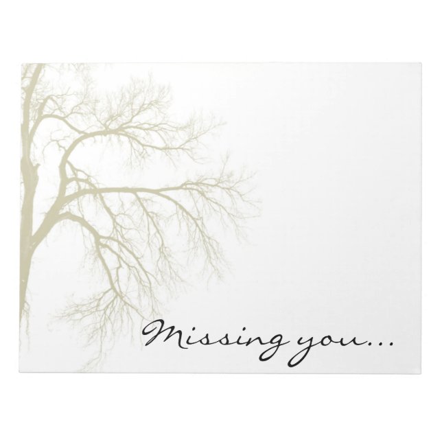 Tree II Notepad Notizblock (Vorderseite)