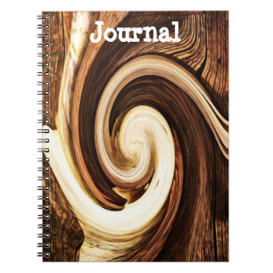 Tree Knot Swirl Art Journal Notizblock