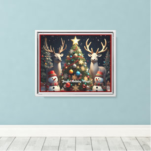 "Tree-mendous Christmas Cheer" Leinwanddruck