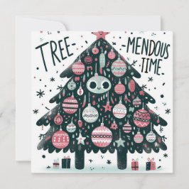 Tree-mendous Time Feiertagskarte
