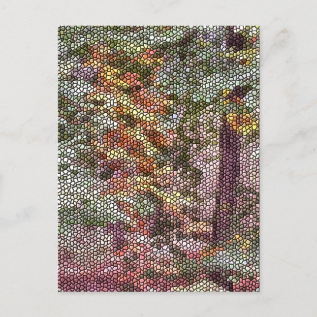 TREE MOSAIC POSTKARTE (Vorderseite)