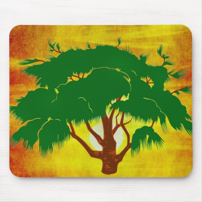 Tree Mouse Pad Mousepad (Vorne)