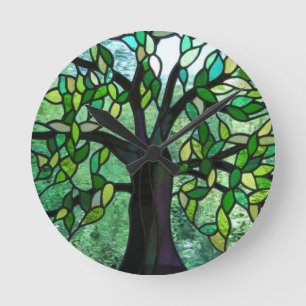 Tree of Enchantment wall clock Runde Wanduhr