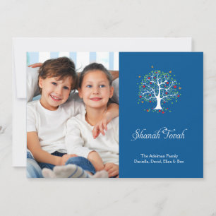 Tree of Hope Rosh Hashanah Foto Card Feiertagskarte