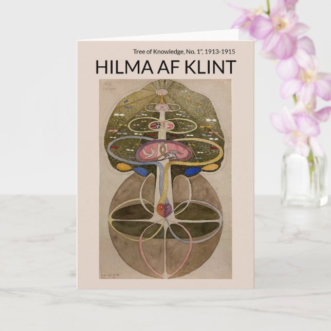 Tree of Knowledge No.1, Hilma af Klint Karte (Orchidee)