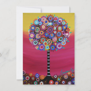 Tree of Life Bar Bat Mitzvah Einladungen