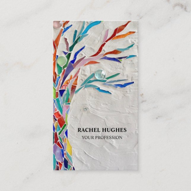 Tree of Life Beruflich Business Card Visitenkarte (Vorderseite)