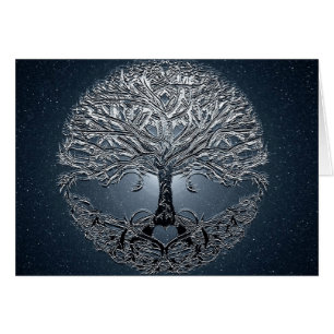 Tree of Life Blue Sky Friedlich Night