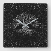 Tree of Life Drawing Black and White