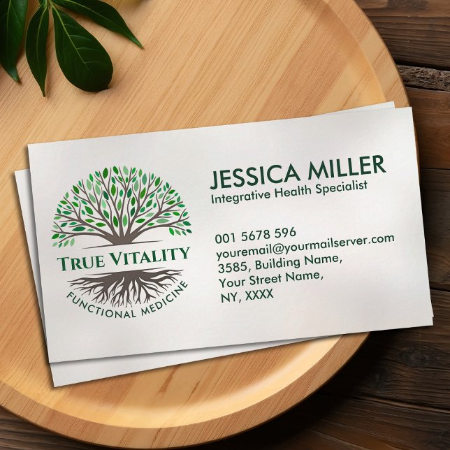 Tree of Life - Functional Medicine Business Card Visitenkarte (Von Creator hochgeladen)