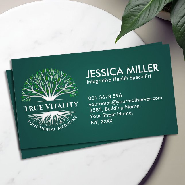 Tree of Life - Functional Medicine Business Card Visitenkarte (Von Creator hochgeladen)
