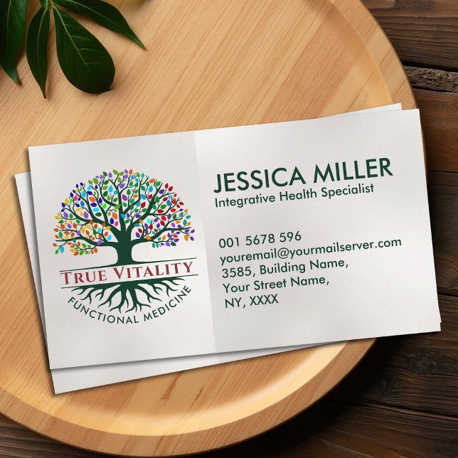 Tree of Life - Functional Medicine Business Card Visitenkarte (Von Creator hochgeladen)