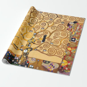 Tree Of Life Gustav Klimt Geschenkpapier