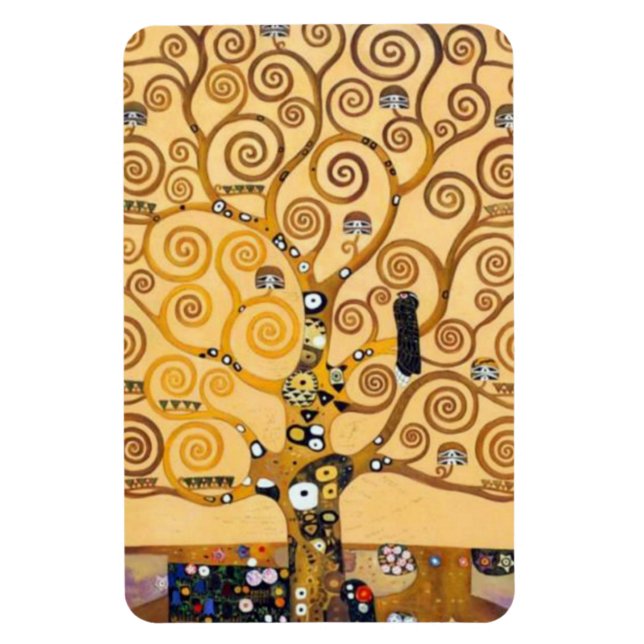 Tree Of Life Gustav Klimt Magnet (Vertikal)