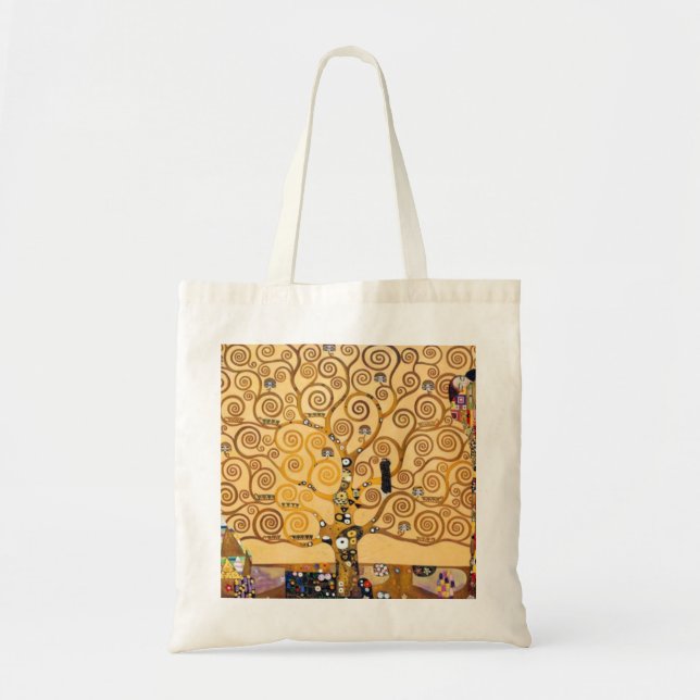 Tree Of Life Gustav Klimt Tragetasche (Vorne)