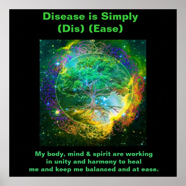 Tree of Life & Health Poster (Vorne)