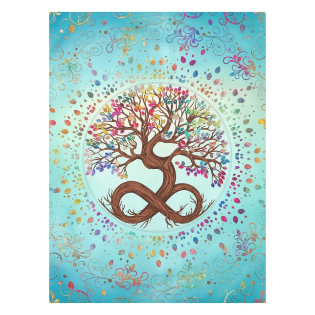 Tree of Life - Infinity Tischdecke (Vorderseite)