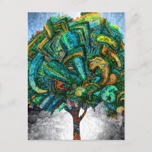 Tree of Life Invent Postkarte (Vorderseite)